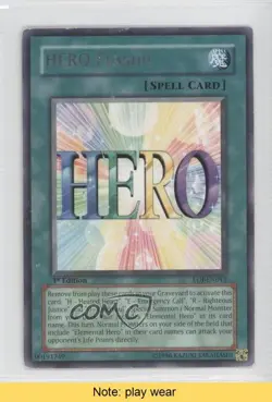 R - Hero Flash!! 1st Ed. YuGiOh Enemy of Justice #EOJ-EN042 2006 READ 0j6 - Image 1