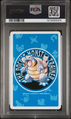 PSA 10 Charmander Ace of Clubs Blue Playing Poker Card 1998 Japanese Pokemon - Image 2