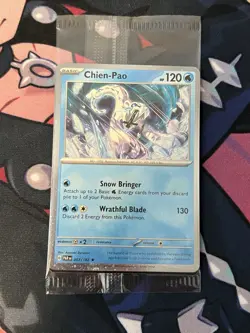 Chien-Pao 057/182 Cosmos Holo Paradox Rift Card Pokemon TCG New Sealed! - Image 2