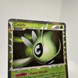 Vintage Celebi Y2K Pokemon Triumphant #92 Prime Pokemon Card Authentic 2010 - Image 2
