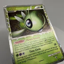 Vintage Celebi Y2K Pokemon Triumphant #92 Prime Pokemon Card Authentic 2010 - Image 5