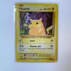 Pokemon Pikachu 35/108 Evolutions Cracked Ice Holo TCG English Card LP - Image 1