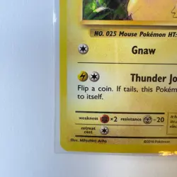Pokemon Pikachu 35/108 Evolutions Cracked Ice Holo TCG English Card LP - Image 4