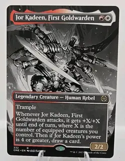 Jor Kadeen, First Goldwarden (Borderless) MTG Phyrexia: All Will Be One Regular - Image 1