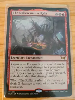 MTG The Rollercrusher Ride (FOIL) 0298 Duskmourn M/NM Free UK P&P - Image 1