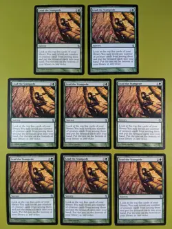 8 Lead the Stampede Mirrodin Besieged Magic the Gathering MTG 8 - Image 1