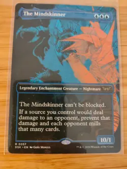 MTG The Mindskinner [Borderless] 0357 Duskmourn M/NM Free UK P&P - Image 1