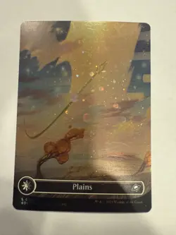 Plains (0367) (Borderless) (Galaxy Foil) 367 L Edge of Eternities NM MTG - Image 1