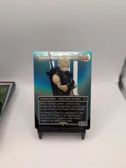 MTG Final Fantasy Cloud Midgar Mercenary Borderless Foil #0375 - Image 1
