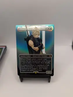 MTG Final Fantasy Cloud Midgar Mercenary Borderless Foil #0375 - Image 2