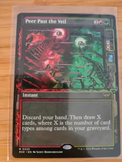 MTG Peer Past The Veil (Showcase) 0325 Duskmourn M/NM Fre UK P&P - Image 1
