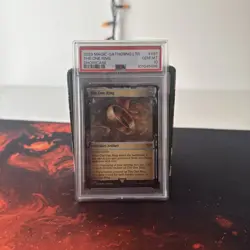 PSA 10 The One Ring, Showcase Scrolls, Lord of the Rings MTG (LOW POP) - Image 1