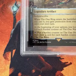 PSA 10 The One Ring, Showcase Scrolls, Lord of the Rings MTG (LOW POP) - Image 5