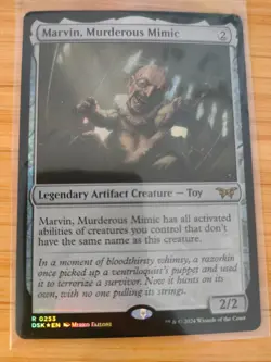 MTG Marvin, Murderous Mimic (FOIL) 0253 Duskmourn M/NM Free UK P&P - Image 1