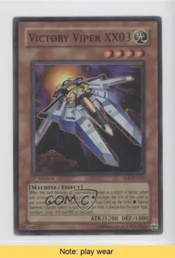 SR - Victory Viper XX03 1st Ed. YuGiOh Enemy of Justice #EOJ-EN011 2006 READ 0s5 - Image 1