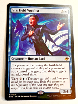 MTG: Starfield Vocalist, Edge of Eternities, Rare - Image 1