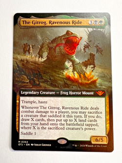 MTG: The Gitrog, Ravenous Ride, Outlaws of Thunder Junction, Mythic - Image 1
