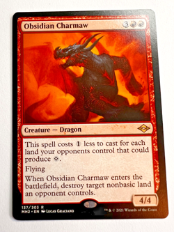 MTG: Obsidian Charmaw, Modern Horizons 2, Rare - Image 1