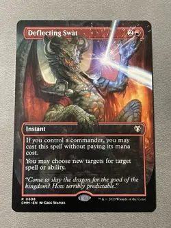Deflecting Swat (Borderless) MTG Commander Masters Regular NM - Image 1