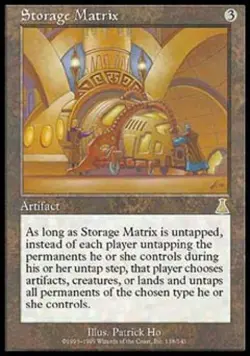 MTG English Storage Matrix NM Foil Urza's Destiny - Image 1