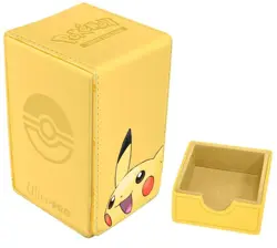 Ultra PRO: Alcove Tower Deck Box - Pokemon (Pikachu) New - Image 1