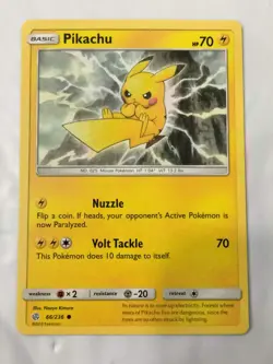 PIKACHU 66/236 COSMIC ECLIPSE NON HOLO POKEMON TCG NM - Image 1