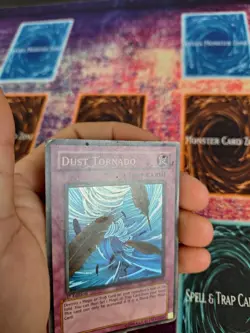 Yugioh Dust Tornado PSV-011 Super Rare 1st Edition Heavily Played - Image 3