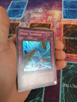 Yugioh Dust Tornado PSV-011 Super Rare 1st Edition Heavily Played - Image 4