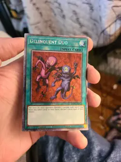Yugioh Delinquent Duo RA04-EN114 1st Platinum Secret Rare - Image 1