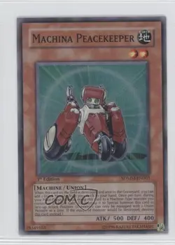 Machina Peacekeeper 1st Ed. YuGiOh Mayhem Structure Deck #SDMM-EN003 2010 - Image 1