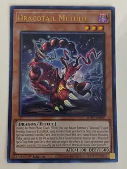 Yugioh - Dracotail Mululu - 1st Edition Ultra Rare NM - Free Holo Card - Image 1