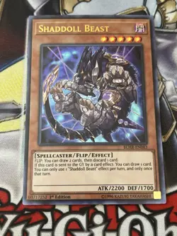 Yugioh Shaddoll Beast BLHR-EN083 Ultra Rare 1st Ed LP - Image 1