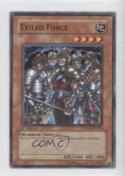 Exiled Force 1st Ed. YuGiOh Warriors' Strike Structure Deck #SDWS-EN008 2009 - Image 1