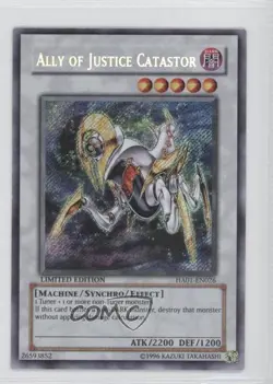 Ally of Justice Catastor Limited Edition YuGiOh Hidden Arsenal 1 #HA01-EN026 - Image 1