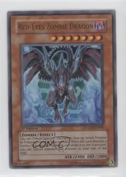 Red-Eyes Zombie Dragon (UR) 1st Ed. YuGiOh World Structure Deck #SDZW-EN001 2008 - Image 1