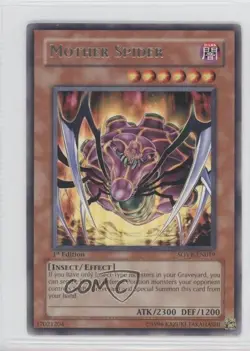 R - Mother Spider 1st Ed. YuGiOh Stardust Overdrive #SOVR-EN019 2009 - Image 1