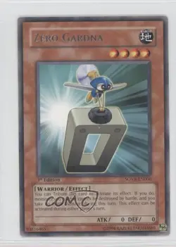 R - Zero Gardna 1st Ed. YuGiOh Stardust Overdrive #SOVR-EN006 2009 - Image 1