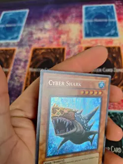 Yugioh Cyber Shark TDGS-EN086 Secret Rare Unlimited NM/LP - Image 3