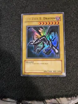 Yugioh TCG Red Eyes B Dragon SDJ-001 2003 Unlimited Ultra Rare - LP - Image 1