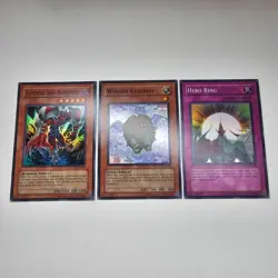 GX1 Elemental Hero Necroshade Winged Kuriboh Hero Ring Super Rare Yugioh Mint - Image 1