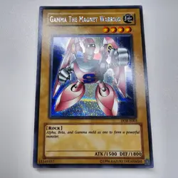 Gamma The Magnet Warrior - DOR - Prismatic Secret Rare - Yugioh EURO NM - Image 1
