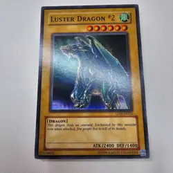 Luster Dragon - LOD EN050 - Super Rare - Yugioh EURO Error Name - Image 1
