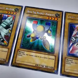 Beta Alpha Gamma The Magnet Warrior DOR Set Prismatic Secret Rare Yugioh EURO 3 - Image 3