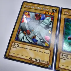 Beta Alpha Gamma The Magnet Warrior DOR Set Prismatic Secret Rare Yugioh EURO 2 - Image 2