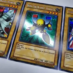 Beta Alpha Gamma The Magnet Warrior DOR Set Prismatic Secret Rare Yugioh EURO 2 - Image 3