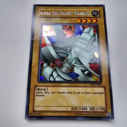 Alpha The Magnet Warrior - DOR - Prismatic Secret Rare - Yugioh EURO HP - Image 1