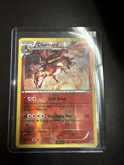 Pokemon TCG Charizard Legendary Treasures Reverse Holo Card 19/113 - Image 1