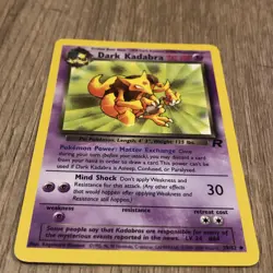 Pokemon TCG - Dark Kadabra 39/82 Team Rocket Regular Unlimited Uncommon MP Card - Image 4