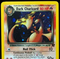 Dark Charizard 4/82 NM-LP Team Rocket Holo Pokemon Card - Image 3
