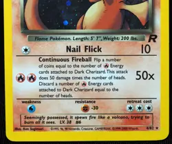 Dark Charizard 4/82 NM-LP Team Rocket Holo Pokemon Card - Image 4